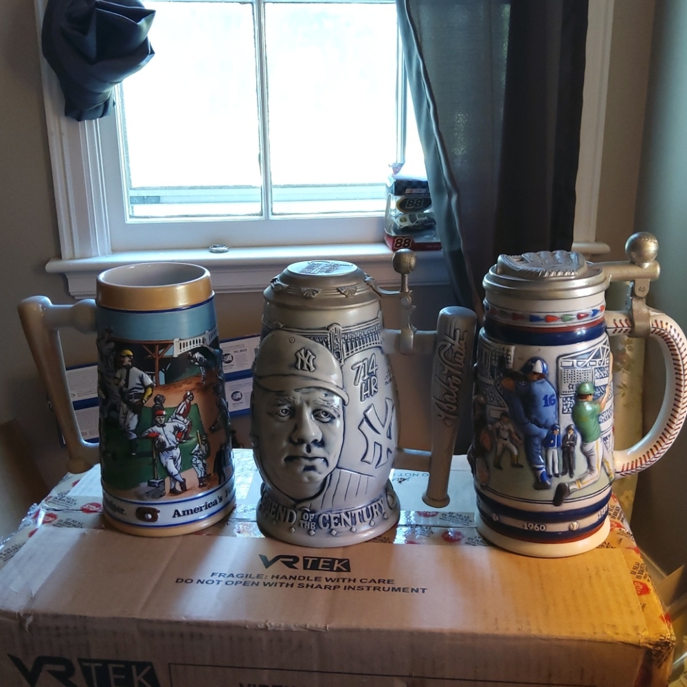 Baseball steins collector series